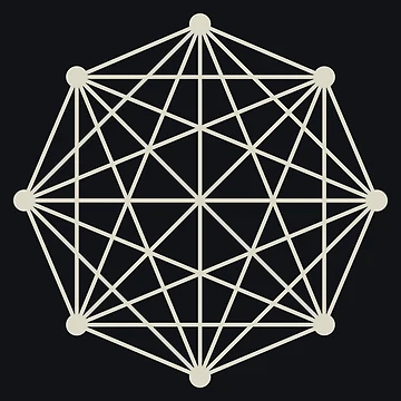 Artwork thumbnail, Graph Theory - Complete Graph by Mechashadow