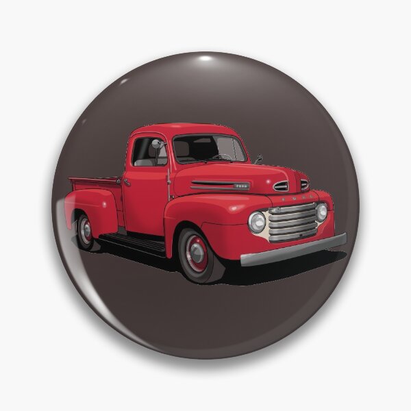 Item preview, 1950 Ford F1 Pickup Truck in red designed and sold by candc-retro.