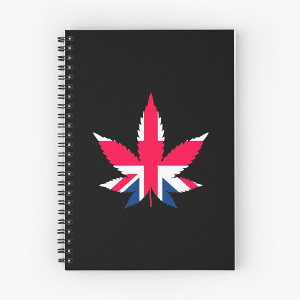 Artikelvorschau, Pot Leaf UK, England Cannabis, Britische Flagge (2021-3-POT-5) entworfen und verkauft von NY-Prints-USA.