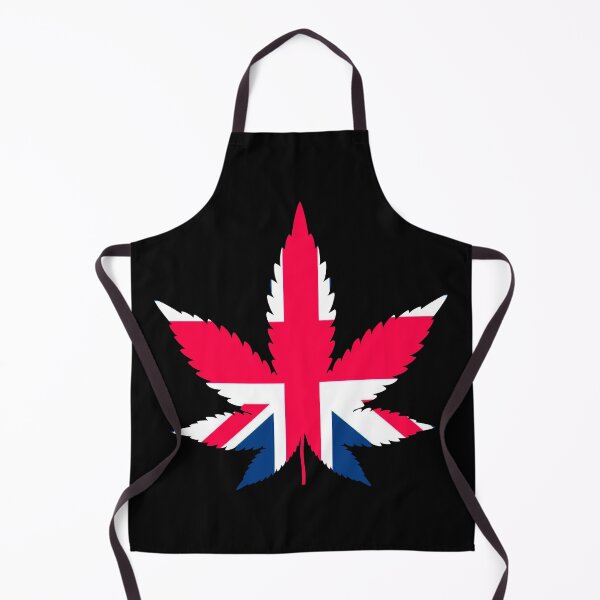 Artikelvorschau, Pot Leaf UK, England Cannabis, Britische Flagge (2021-3-POT-5) entworfen und verkauft von NY-Prints-USA.