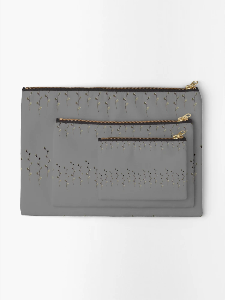 Thumbnail 2 of 4, Zipper Pouch, Spring branches pattern designed and sold by natwil.