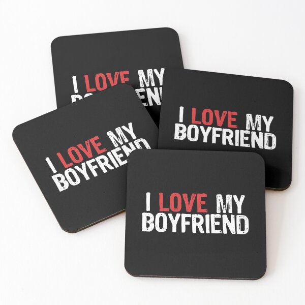 Item preview, I Love My Boyfriend designed and sold by The "I Love Everything" Shop.