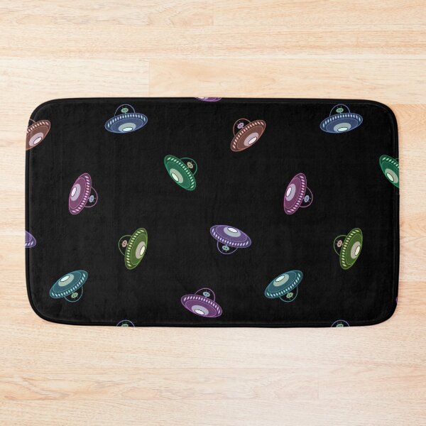 Item preview, Tumbling UFOs and Aliens - Cartoon  (Multi-Colored Version) designed and sold by Cosmic-Ferret.