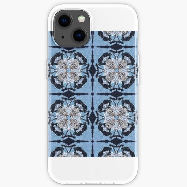 Coal Tit Kaleidoscope Pattern iPhone Soft Case