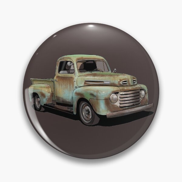Item preview, Camioneta Ford F1 oxidada de 1950 en color azul claro designed and sold by candc-retro.