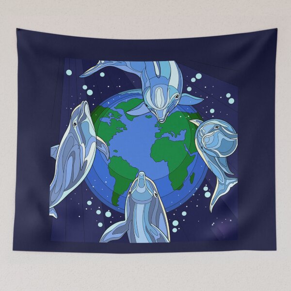 Item preview, frolicking dolphins designed and sold by ritusdesigns.