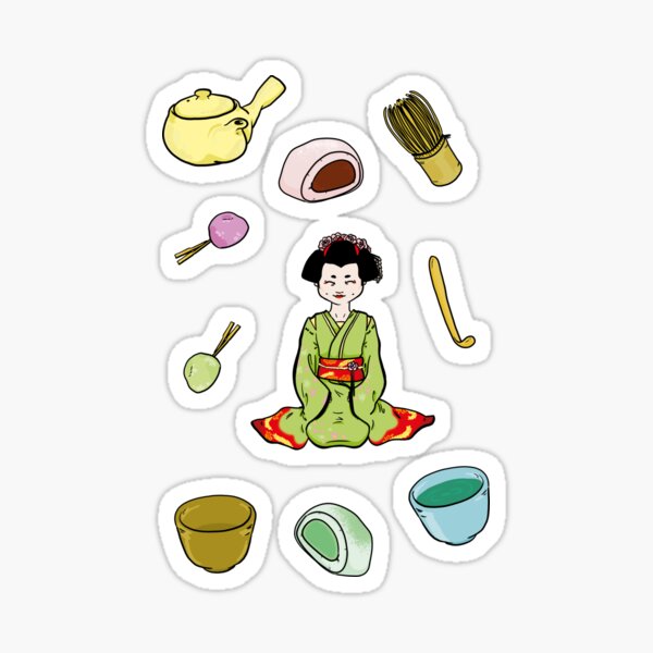 Japan Addiction: tea ceremony Sticker