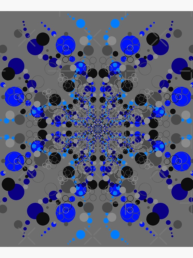 Blue Stormy Skies Symmetrical Vibes by that5280lady