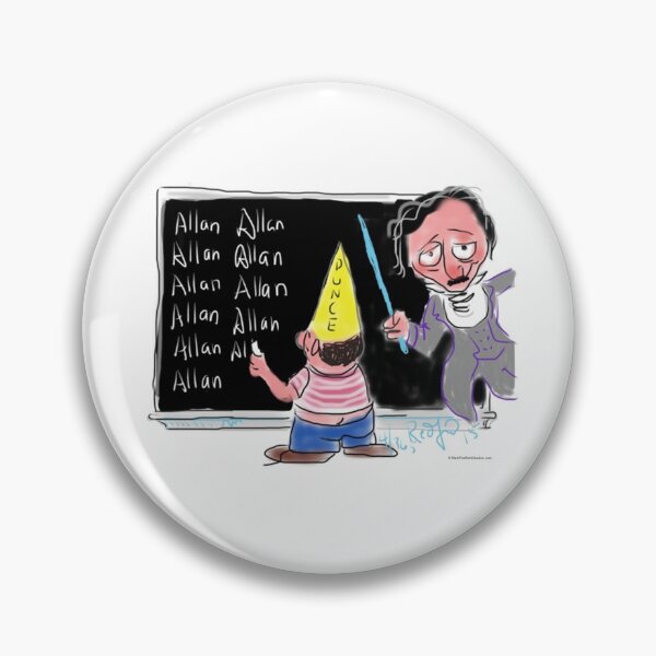 Item preview, Edgar Allan Poe Dunce By Mark Redfield. It's Spelled A-L-L-A-N! designed and sold by Mark Redfield.