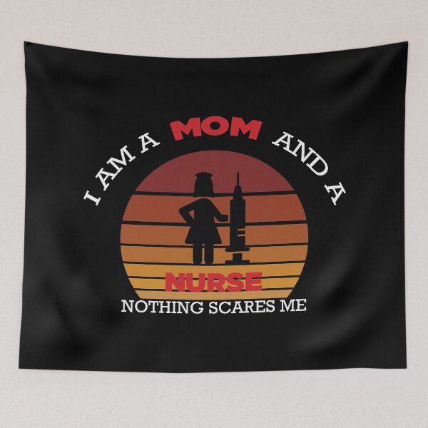 Item preview, I'm a Mom And a Nurse, Funny Nursing Health Care Providers designed and sold by magicos1.