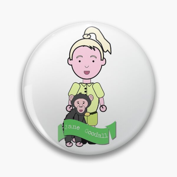 Item preview, Jane Goodall designed and sold by HistoryofSTEM.