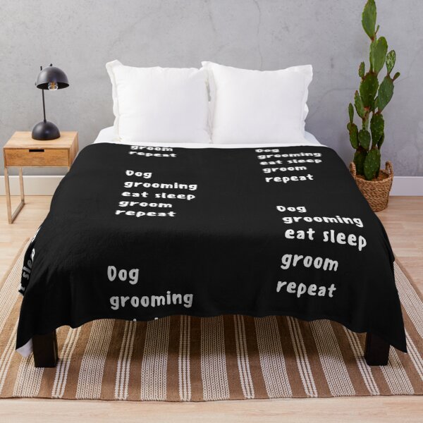 Item preview, Dog Grooming Eat Sleep Groom Repeat designed and sold by SportyDogShop.
