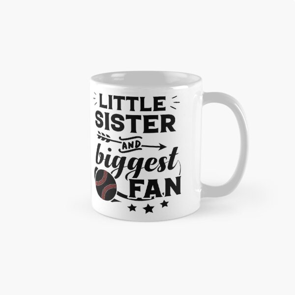 Item preview, Little Sister and Biggest Fan Baseball Family Fan designed and sold by Stella Clue.
