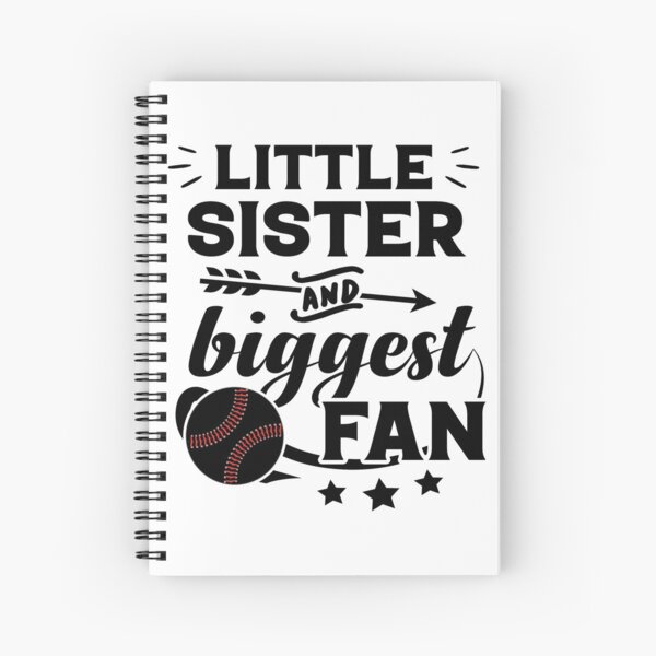 Item preview, Little Sister and Biggest Fan Baseball Family Fan designed and sold by Stella Clue.