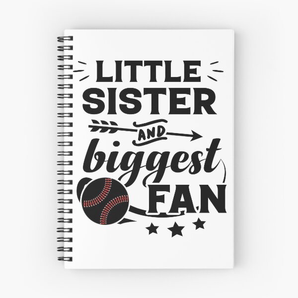 Item preview, Little Sister and Biggest Fan Baseball Family Fan designed and sold by Stella Clue.