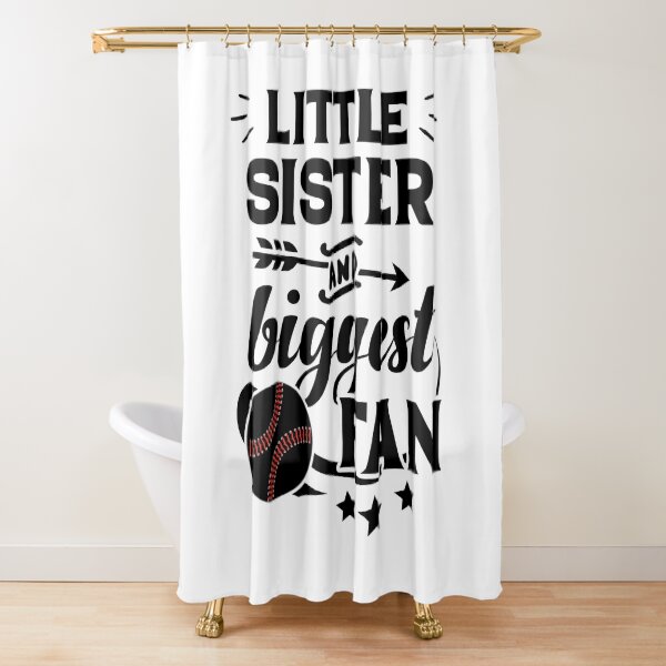 Item preview, Little Sister and Biggest Fan Baseball Family Fan designed and sold by Stella Clue.