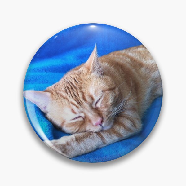 Item preview, Ginger Kitten over Blue designed and sold by Sybille-Yates.