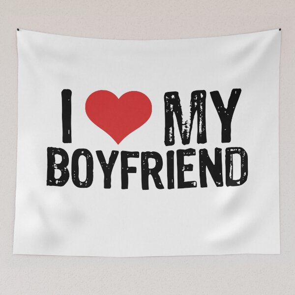 Item preview, I Love My Boyfriend designed and sold by The "I Love Everything" Shop.