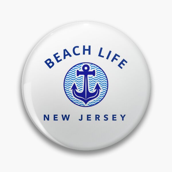 Item preview, New Jersey Beach Life Anchor Design designed and sold by JerseyBoysTees.