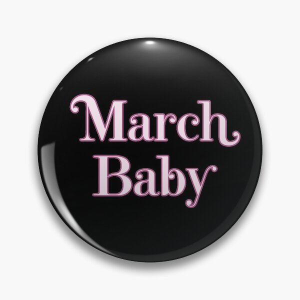 Item preview, March Baby Birth Month Birthday Celebrant Pastel Design designed and sold by Pastelthoughts.