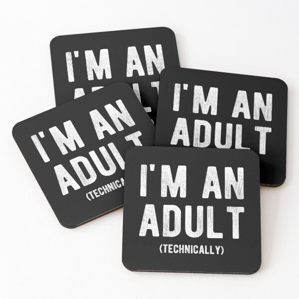 Item preview, I'm An Adult Technically Funny 18th Birthday  designed and sold by Vanover Designs.
