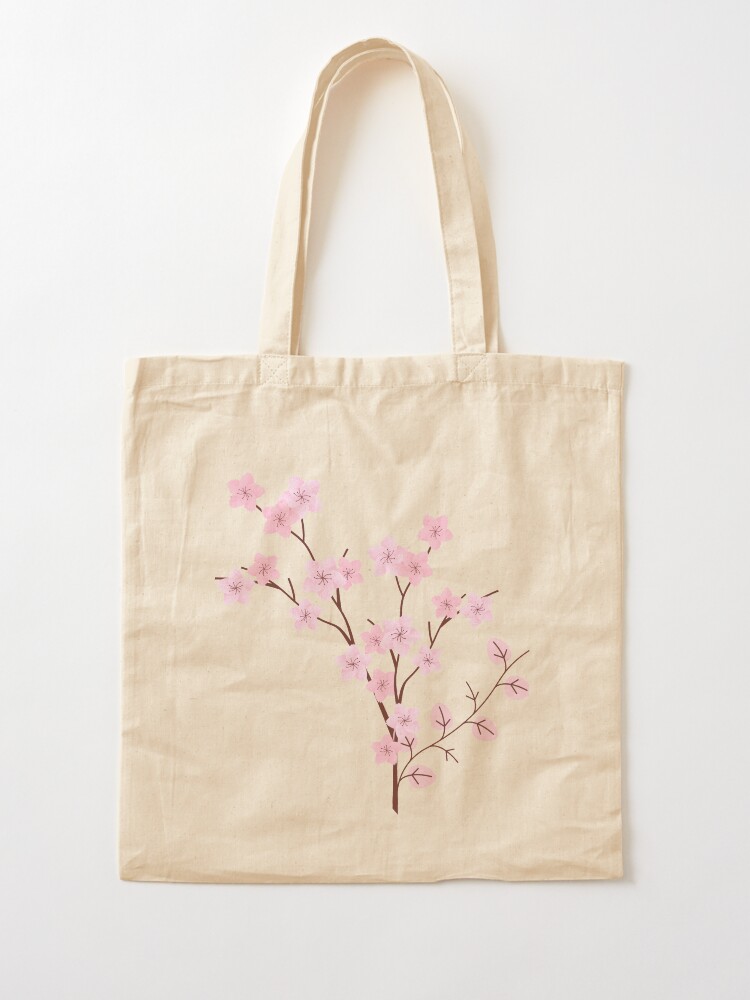 トートバッグ *LE TEMPS DES CERISES*FLOWER TOTEBAG Pink Sakura Cherry Blossoms Flowers