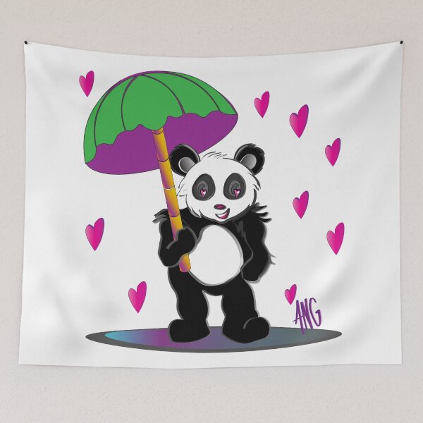 Artikelvorschau, Panda Liebe entworfen und verkauft von nicoya.
