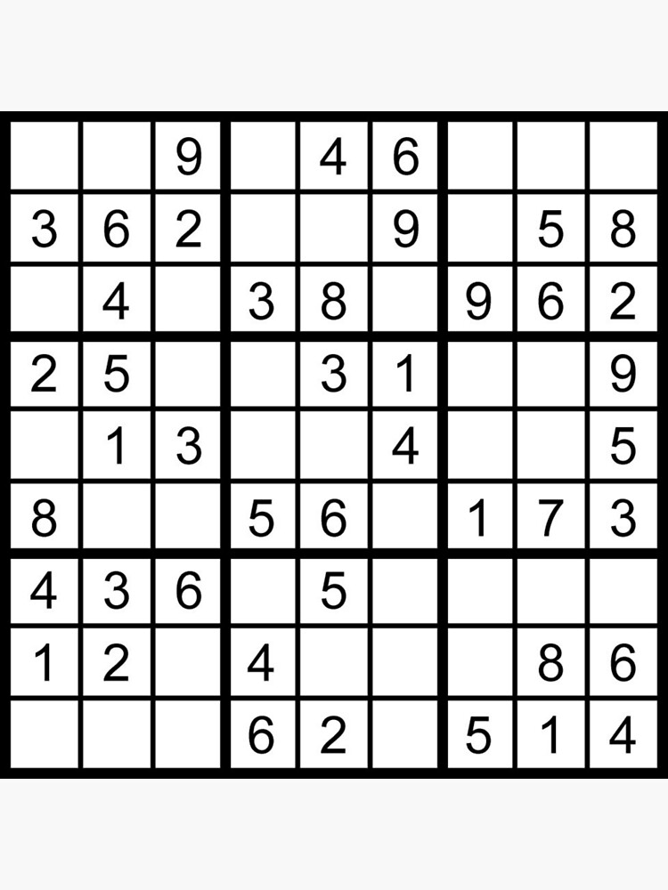 Sudoku easy | Metal Print