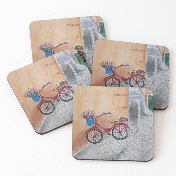 Item preview, Bike and flowers designed and sold by RozaArt.