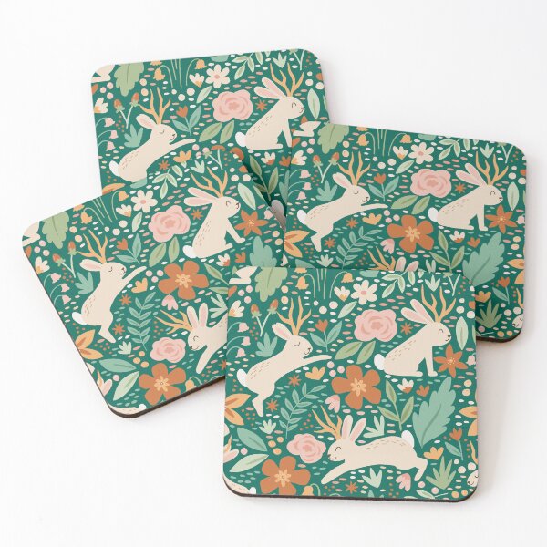 Item preview, Jackalope in Spring designed and sold by latheandquill.