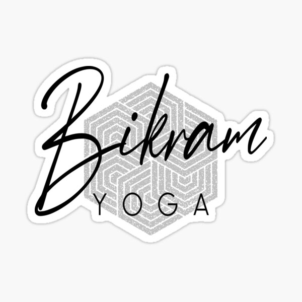 "Bikram Yoga" Sticker for Sale by BiitW Redbubble