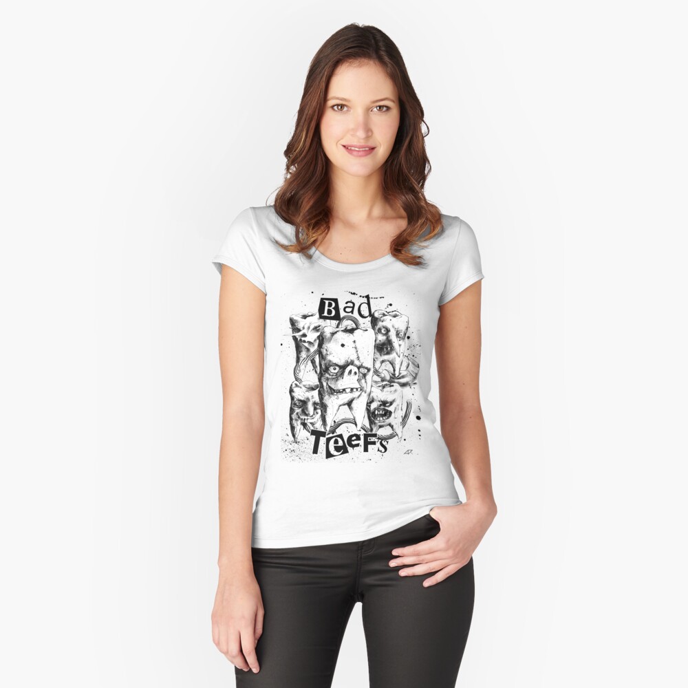 Item preview, Fitted Scoop T-Shirt designed and sold by earthtorobinson.