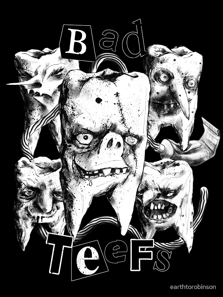 Thumbnail 7 of 7, Oversized T-Shirt, Bad Teefs designed and sold by earthtorobinson.
