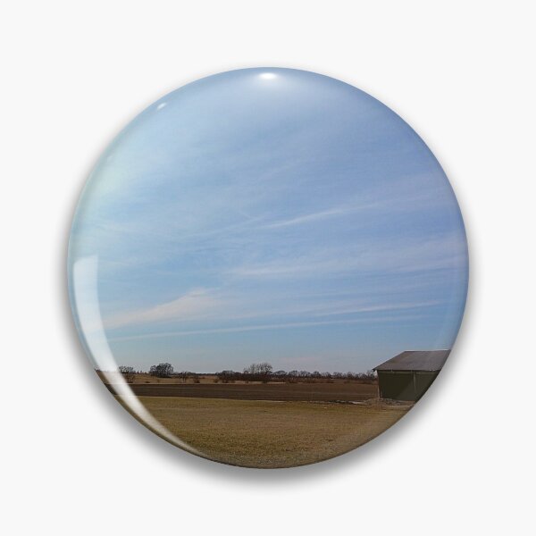 Item preview, Tilled Soil Partly Cloudy Sky Farmland ans Shed in Indiana designed and sold by Mothe3rd.
