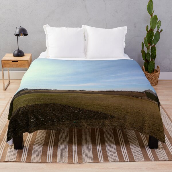 Item preview, Tilled Soil Partly Cloudy Sky Farmland ans Shed in Indiana designed and sold by Mothe3rd.