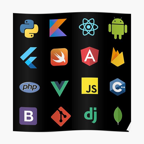 Programming Language Posters | Redbubble