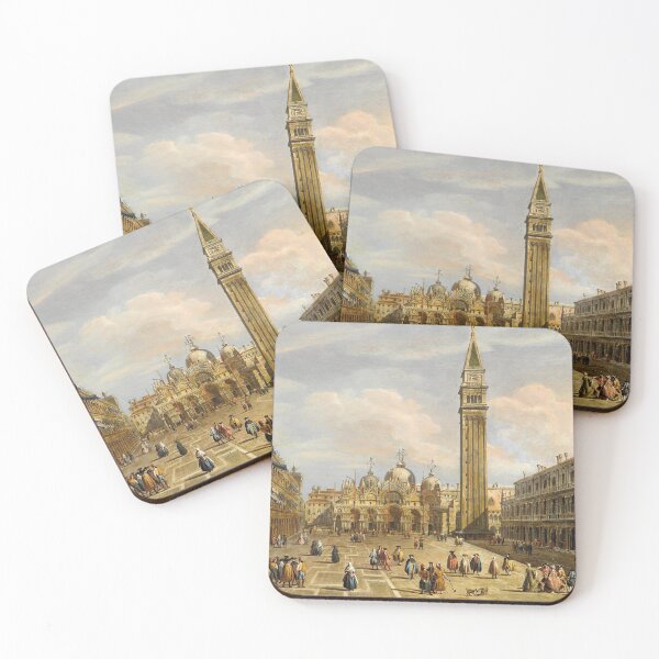 Item preview, Piazza San Marco looking east towards the Basilica (19th century) - Francesco Zanin designed and sold by SALON DES ARTS.