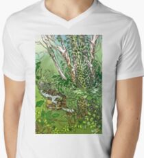 Water of Leith outside Edinburgh sketch V-Neck T-Shirt