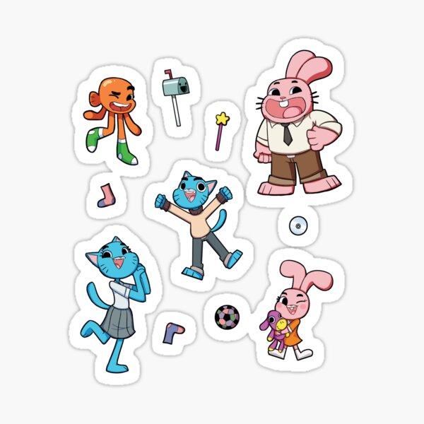 The Amazing World of Gumball Darwin Watterson Sticker - Sticker Mania