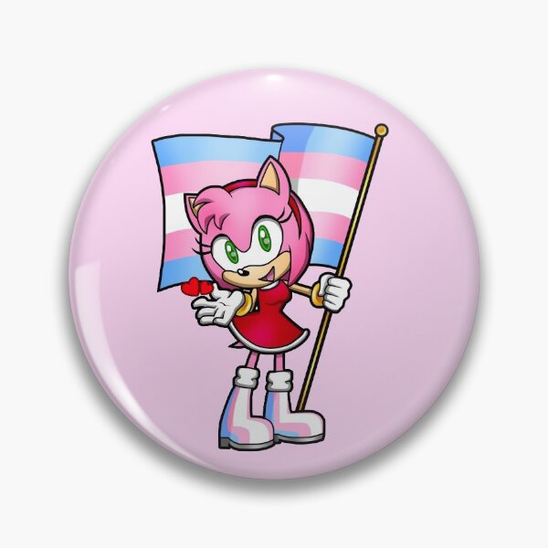 Aperçu de l'œuvre Hérisson Rose Anthropomorphe Fille Drapeau Fierté LGBT Transgenre Trans créée et vendue par Zphal.