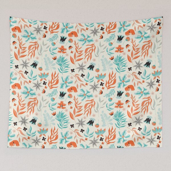 Item preview, Arctic Green Floral designed and sold by dearlydecor.