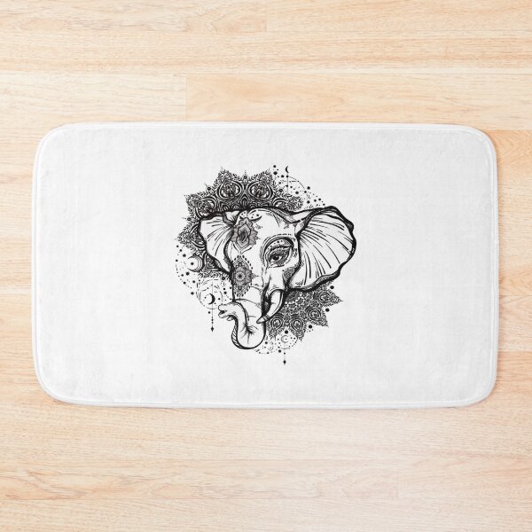 Item preview, Temporary Tattoo, Elephant, Mandala  designed and sold by lam3alam2022.