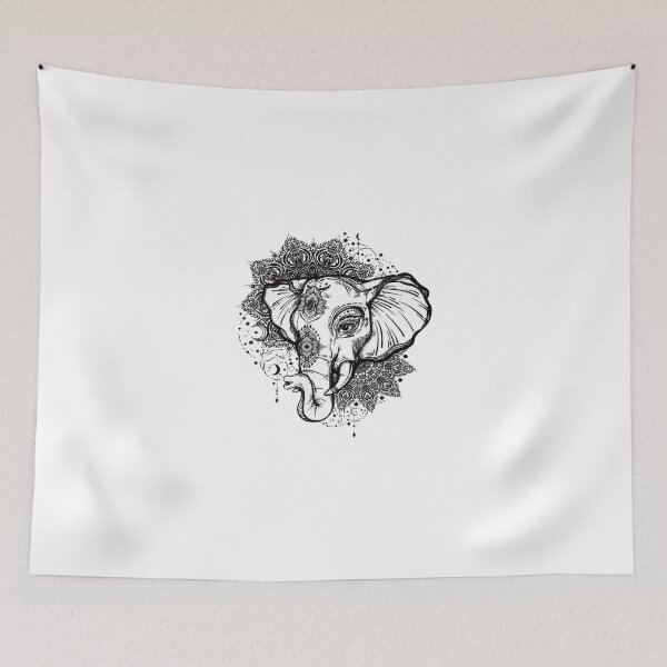 Item preview, Temporary Tattoo, Elephant, Mandala  designed and sold by lam3alam2022.