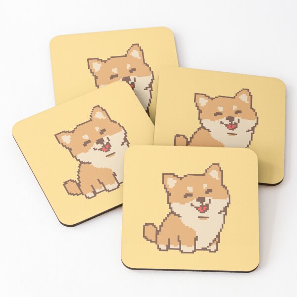 Item preview, Pixel cute dog shiba inu. designed and sold by Sabrinaski.