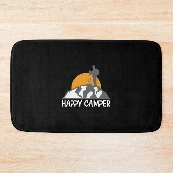 Item preview, Happy Camper mountain retro sunset, funny Camping Hiking Travel designed and sold by magicos1.