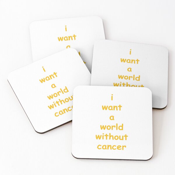 Item preview, I want a world without cancer designed and sold by Vicky Rodden.