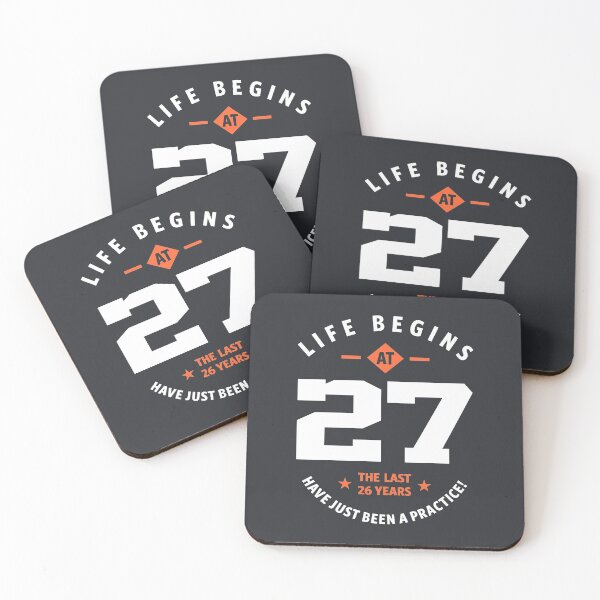 Item preview, 27 Years Old Gift | 27th Birthday Gift Ideas - Mens and Womens  designed and sold by cidolopez.