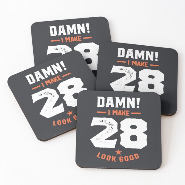 Item preview, 28 Years Old Gift | 28th Birthday Gift Ideas - Mens and Womens  designed and sold by cidolopez.