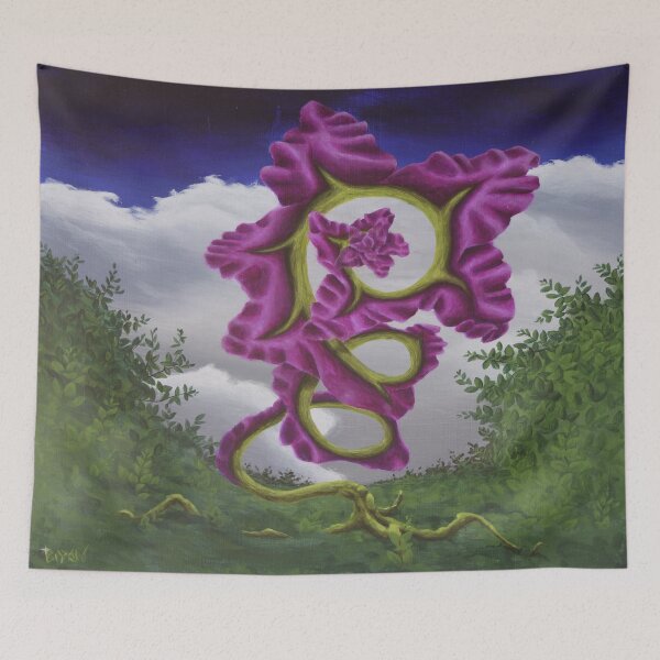 Item preview, Purple Flower in a field at sunset designed and sold by bryansteward.