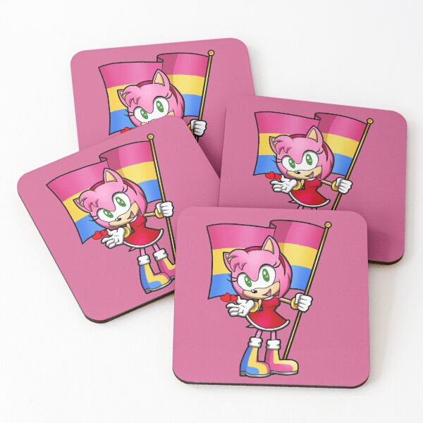 Item preview, Anthropomorphic Pink Hedgehog Girl LGBT Pride Flag Pansexual Pan designed and sold by Zphal.